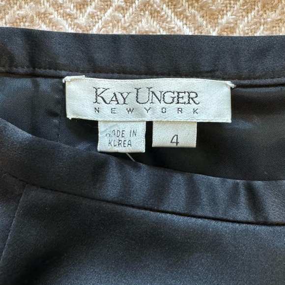 Black Kate Unger Black Maxi Skirt - Size 4 - Picture 3 of 5